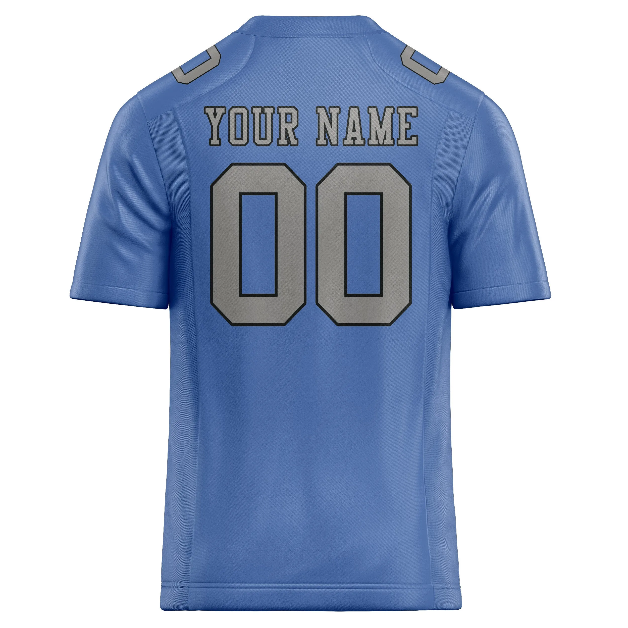 Custom Light Blue Gray Football Jersey sold by Tailorly product image thumbnail 3