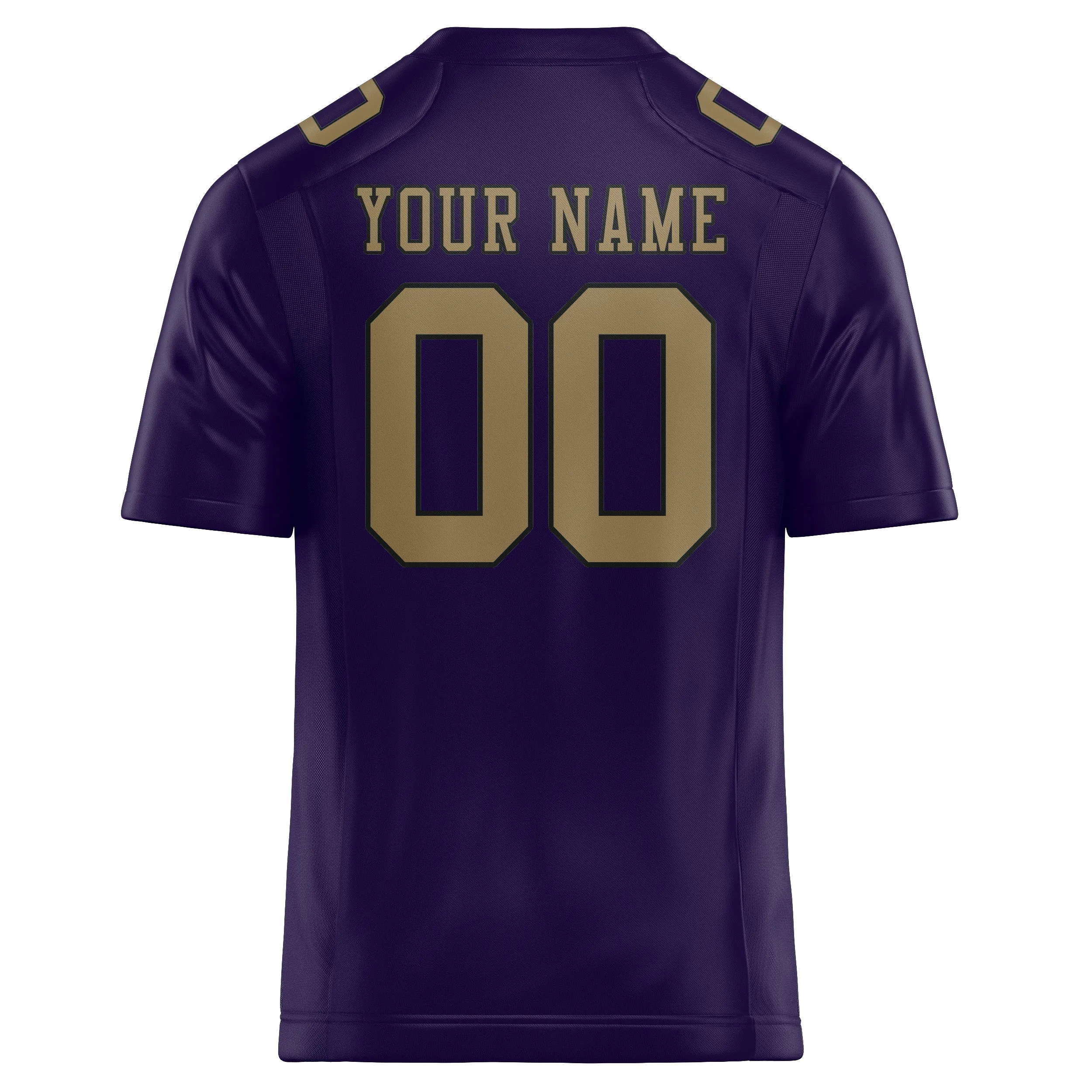 Custom Purple Light Khaki Football Jersey sold by Tailorly product image thumbnail 3
