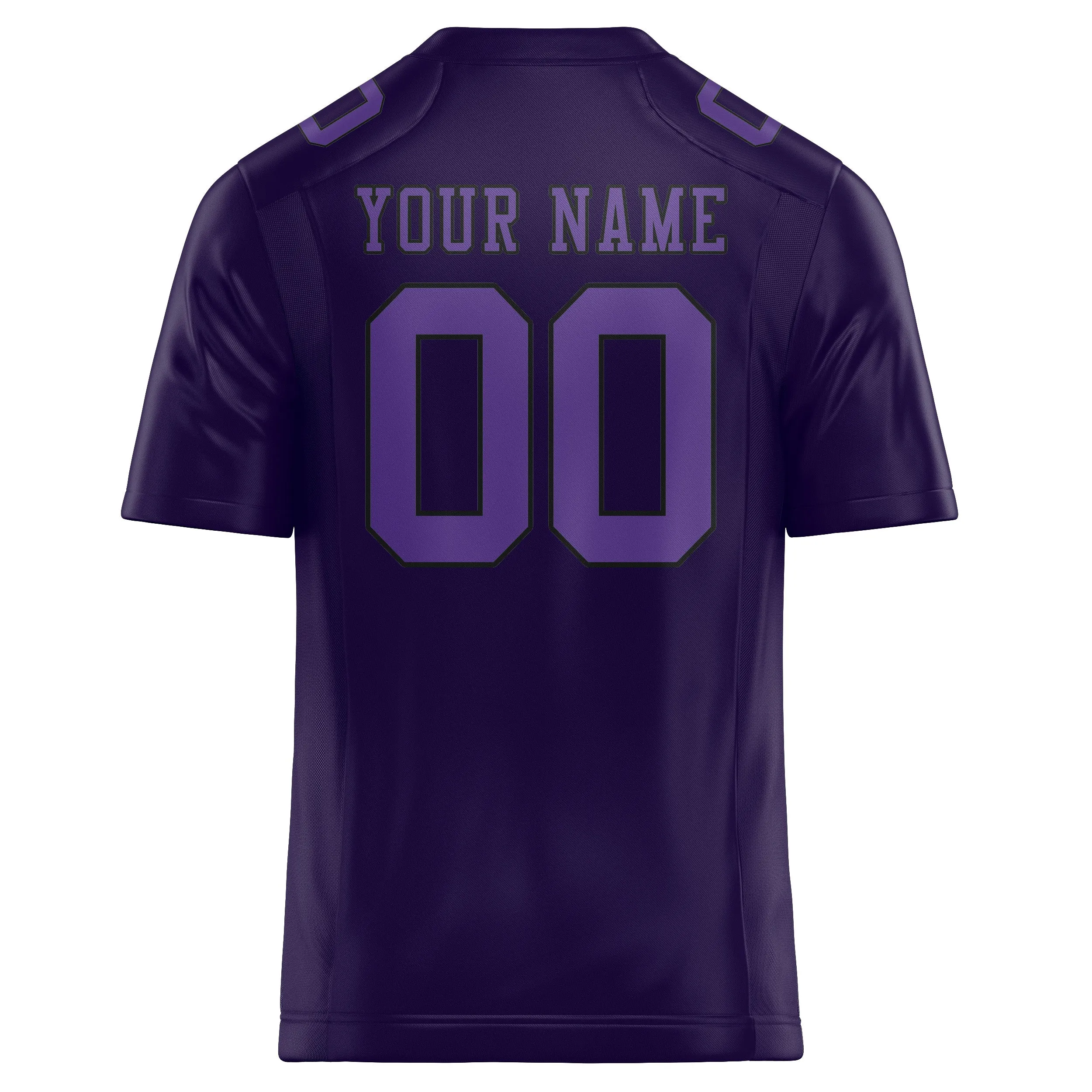Custom Purple Light Purple Football Jersey sold by Tailorly product image thumbnail 3