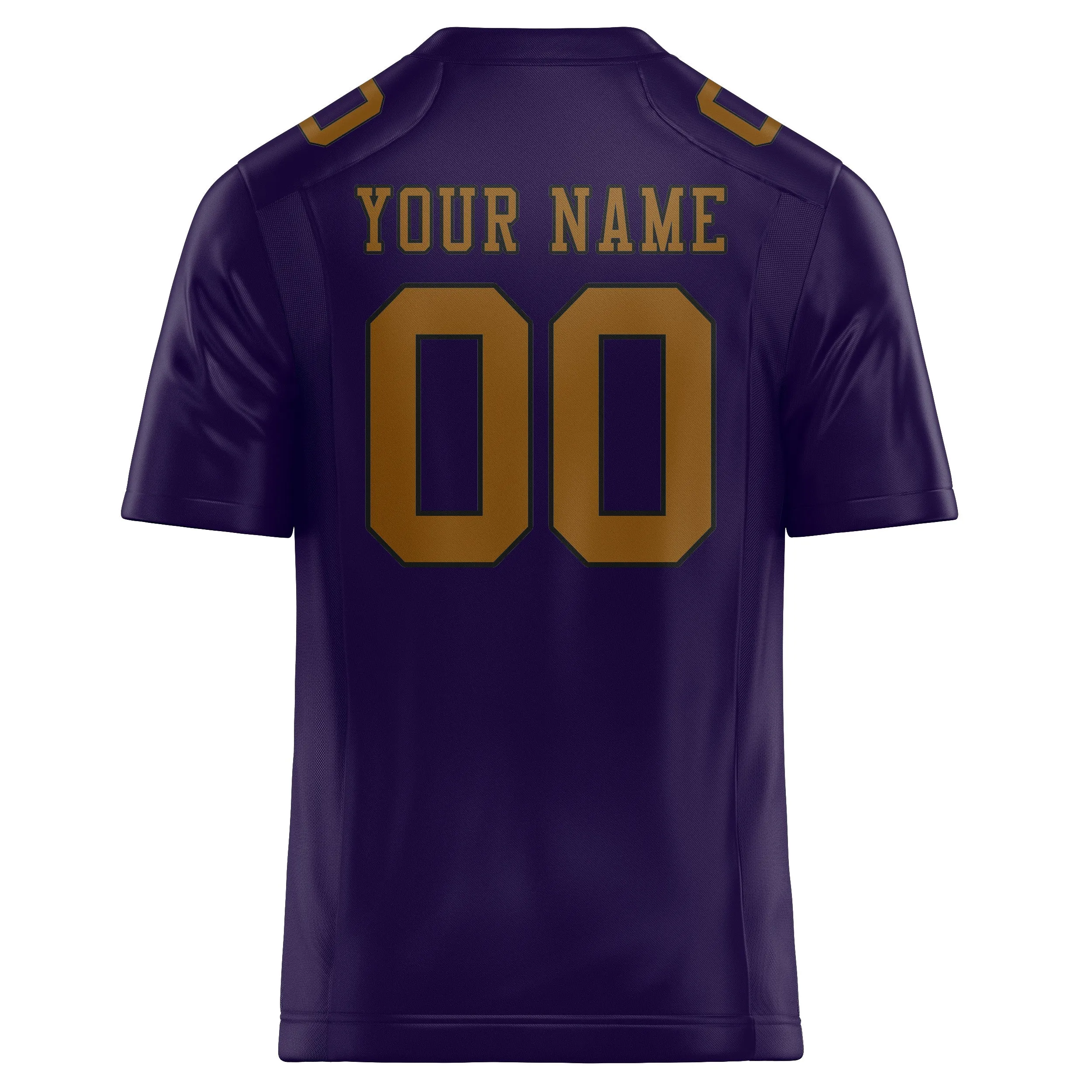 Custom Purple Khaki Football Jersey sold by Tailorly product image thumbnail 3