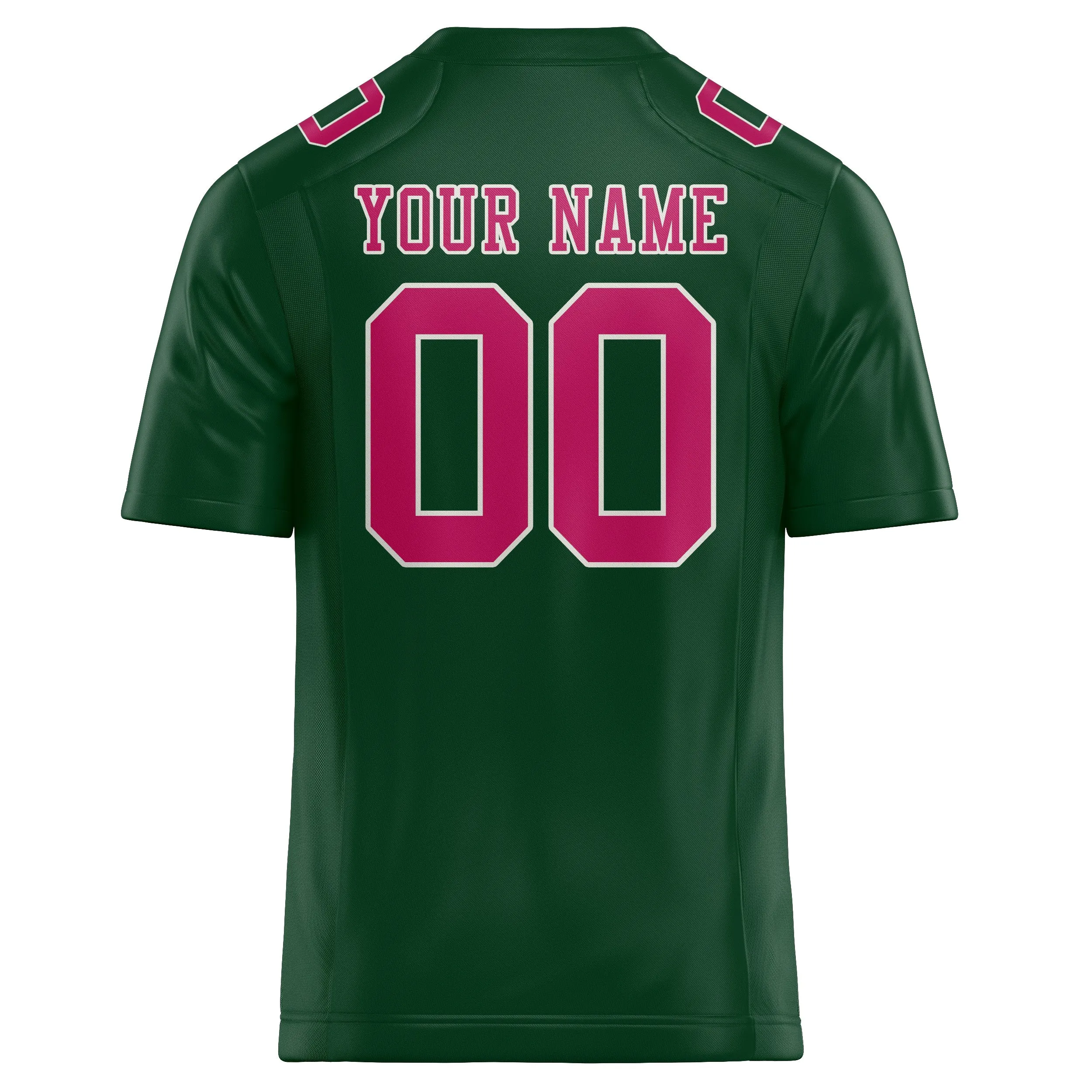 Custom Green Pink Football Jersey sold by Tailorly product image thumbnail 3