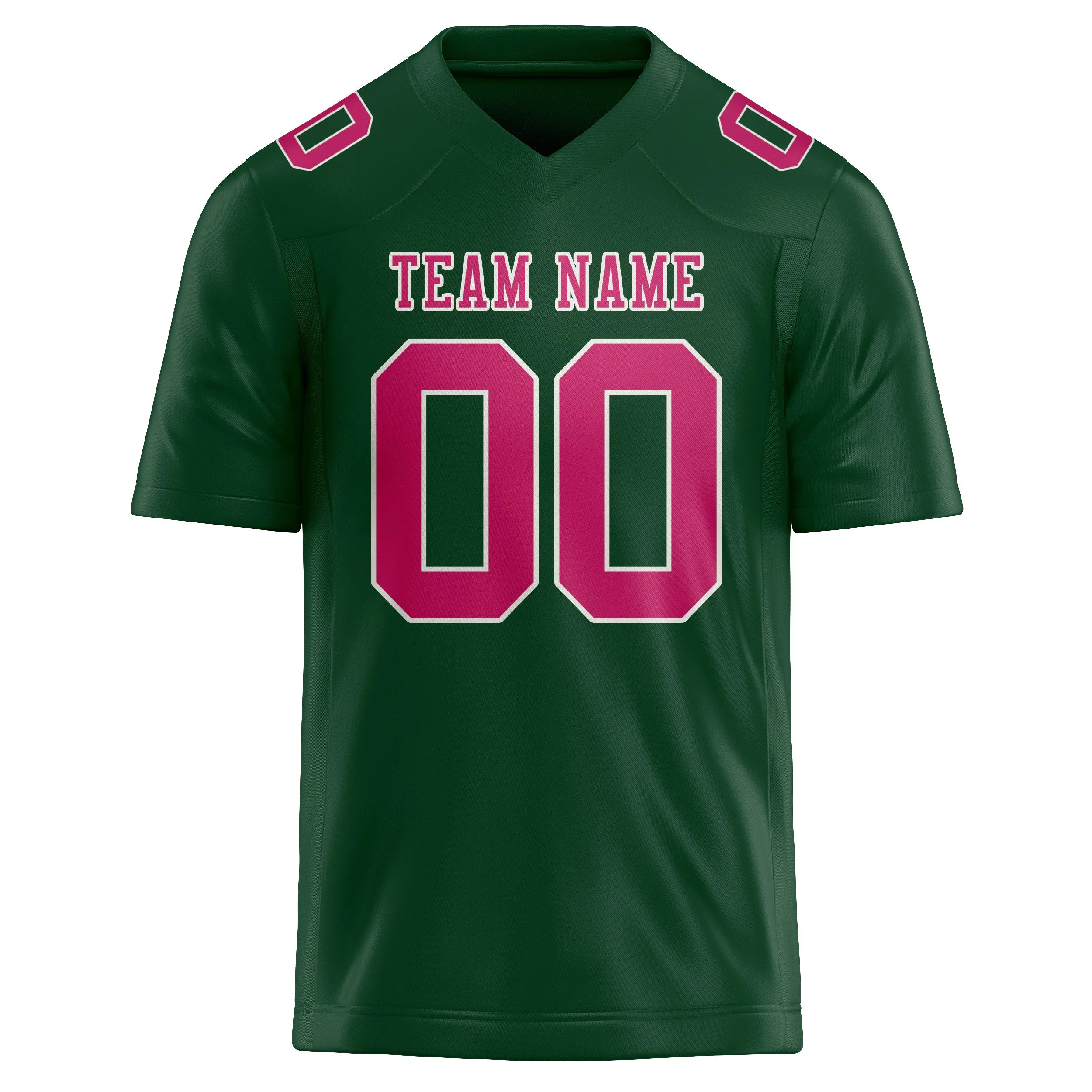 Custom Green Pink Football Jersey sold by Tailorly product image thumbnail 2