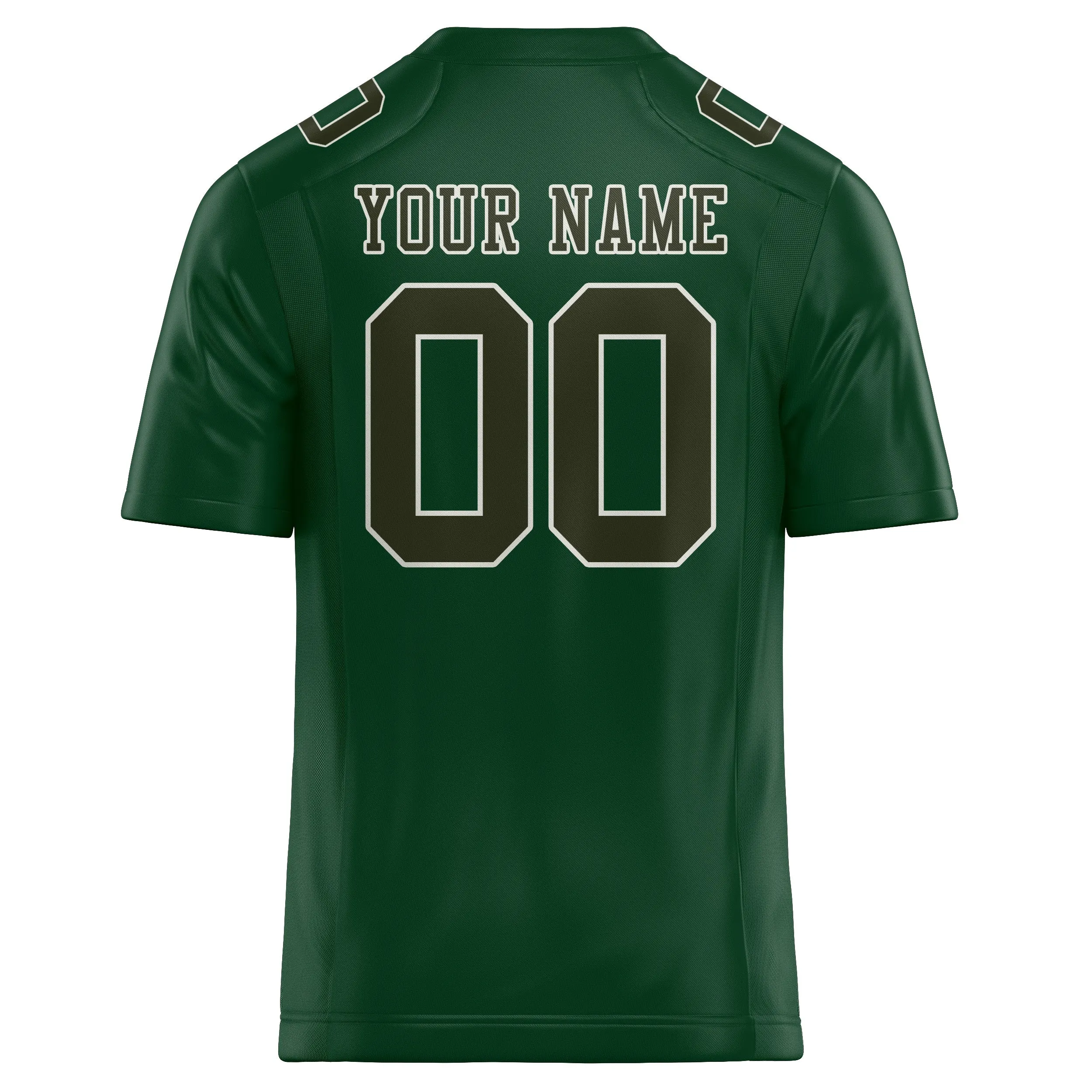 Custom Green Olive Football Jersey sold by Tailorly product image thumbnail 3