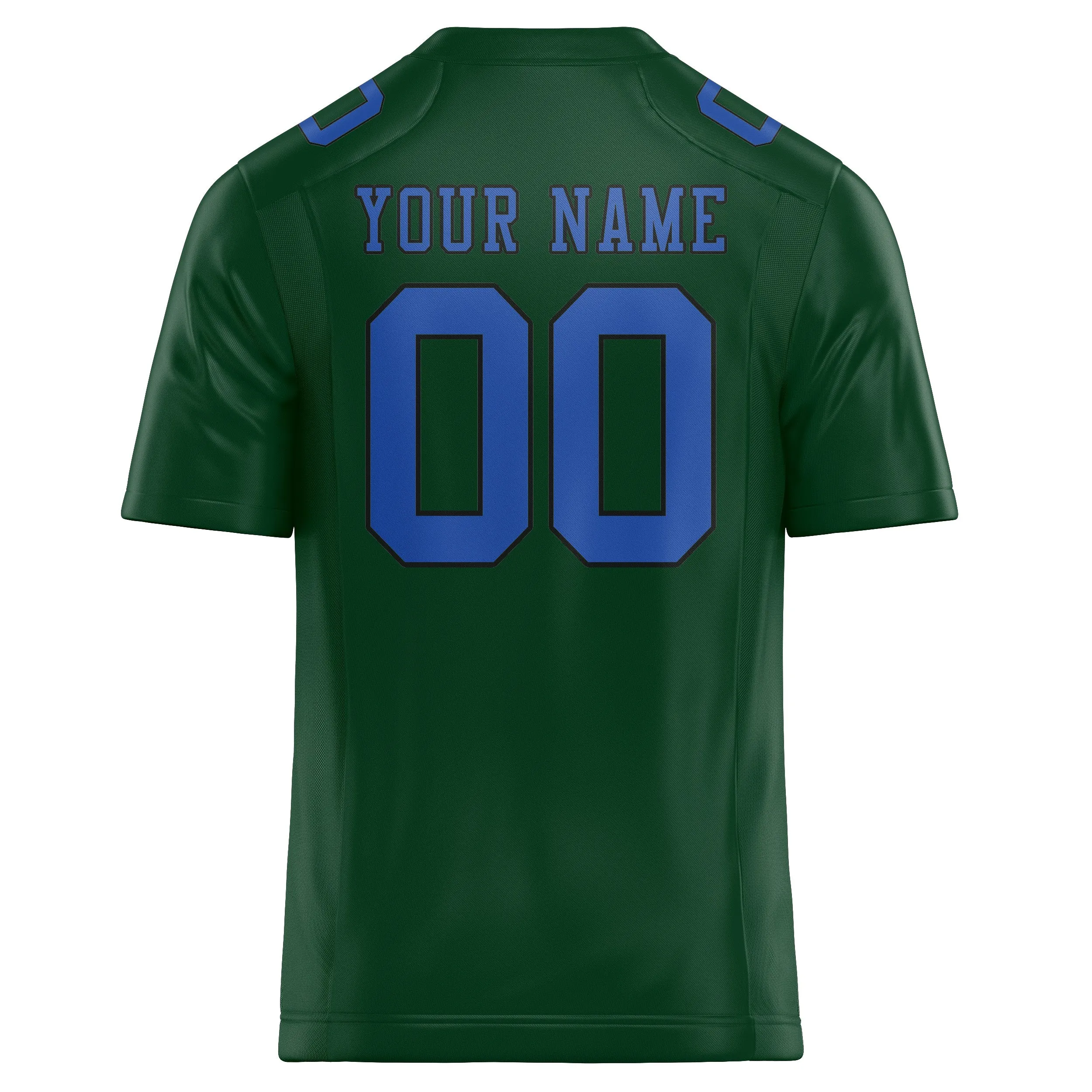 Custom Green Sky Blue Football Jersey sold by Tailorly product image thumbnail 3