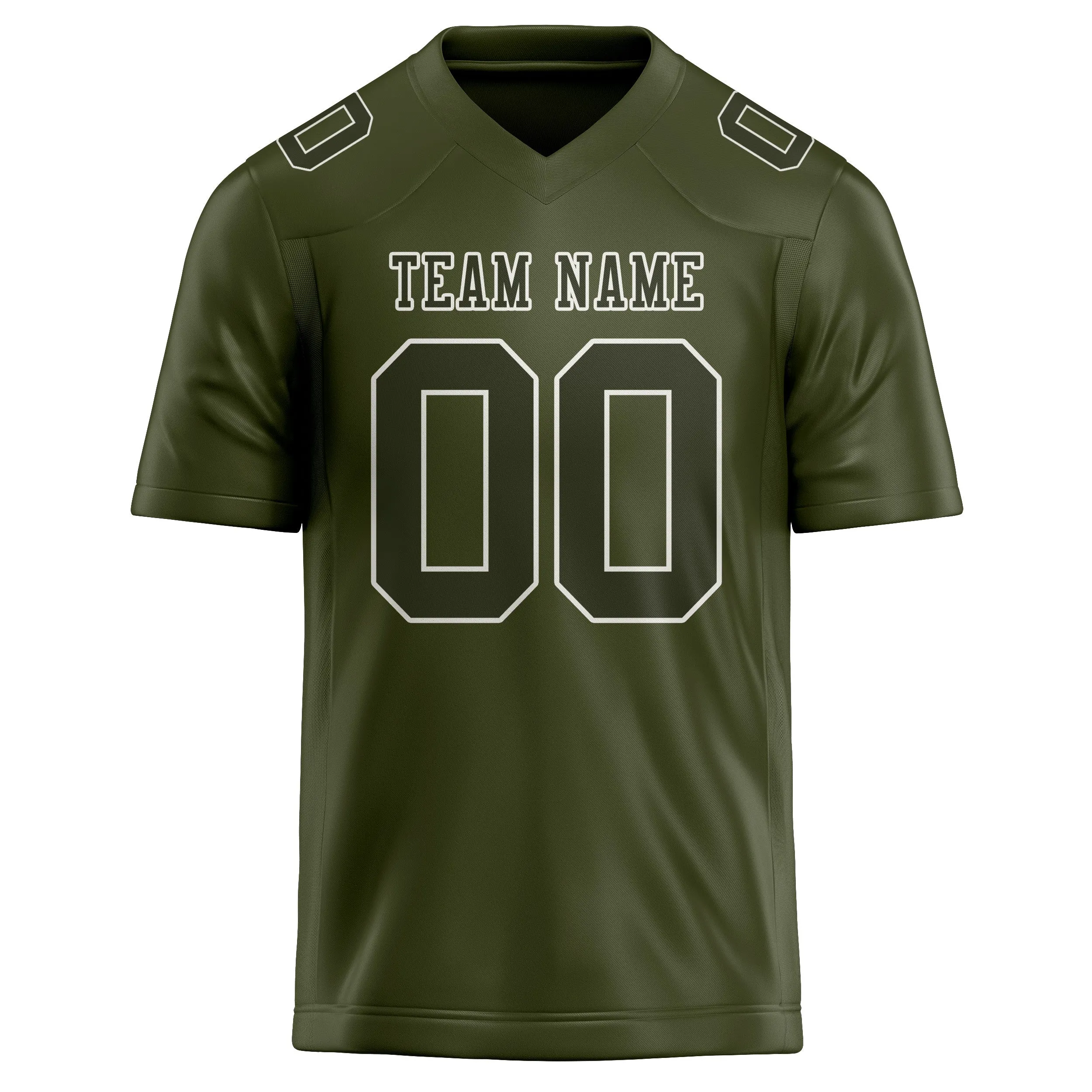 Custom Olive Olive Football Jersey sold by Tailorly product image thumbnail 2