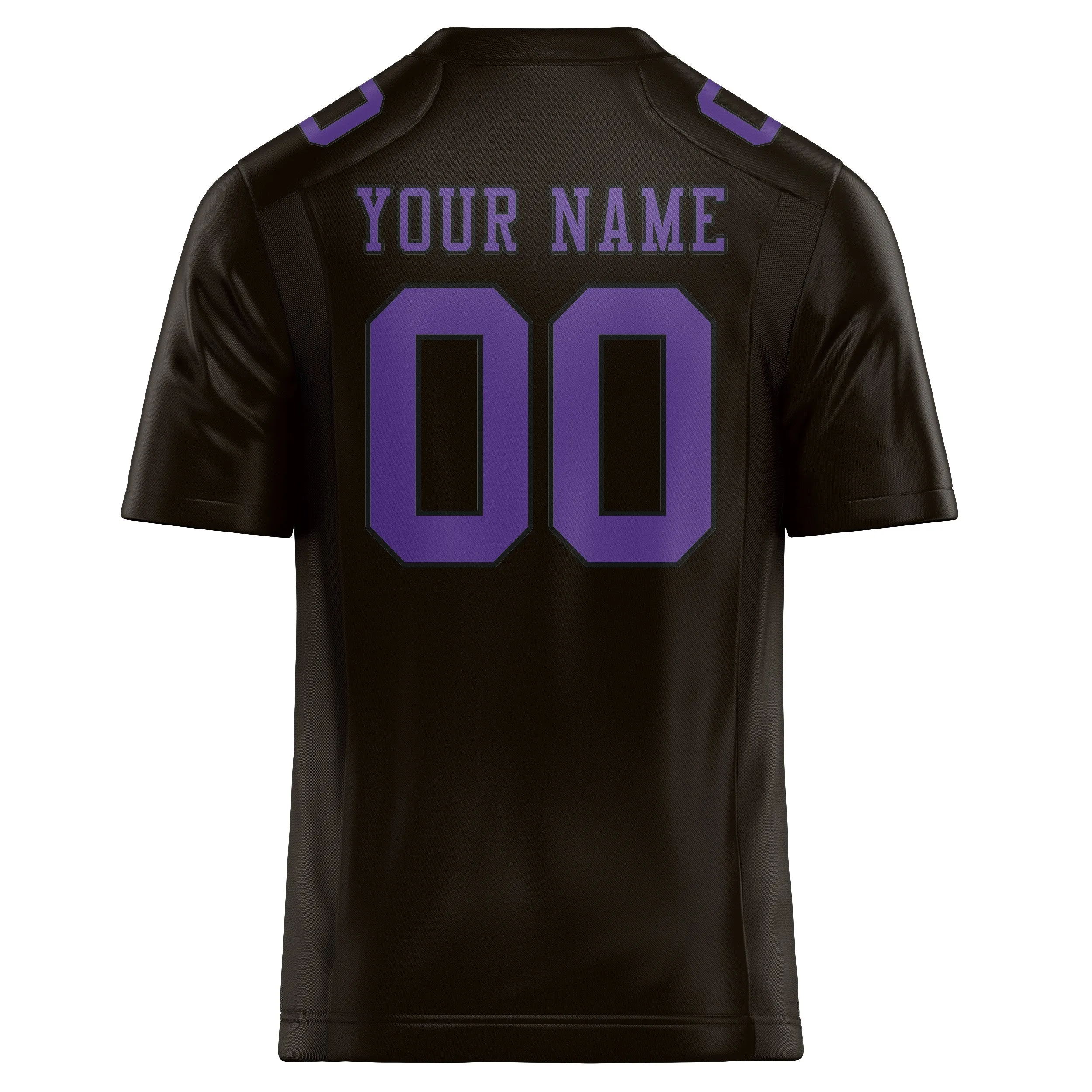 Custom Brown Light Purple Football Jersey sold by Tailorly product image thumbnail 3