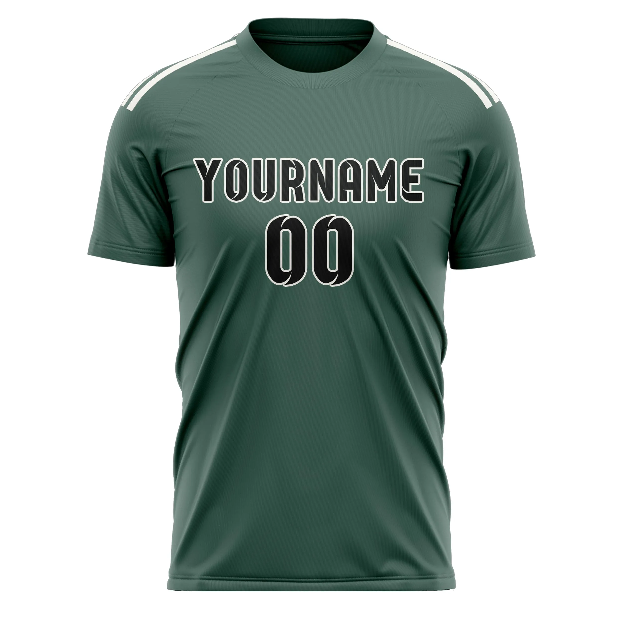 Custom Blue Green Black Soccer Jersey sold by Tailorly product image thumbnail 2