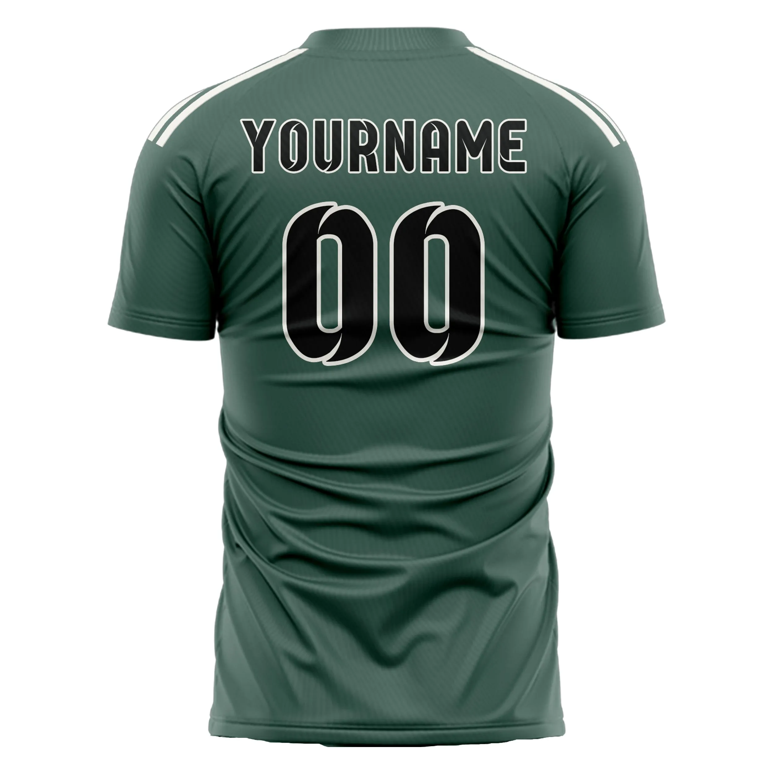 Custom Blue Green Black Soccer Jersey sold by Tailorly product image thumbnail 3
