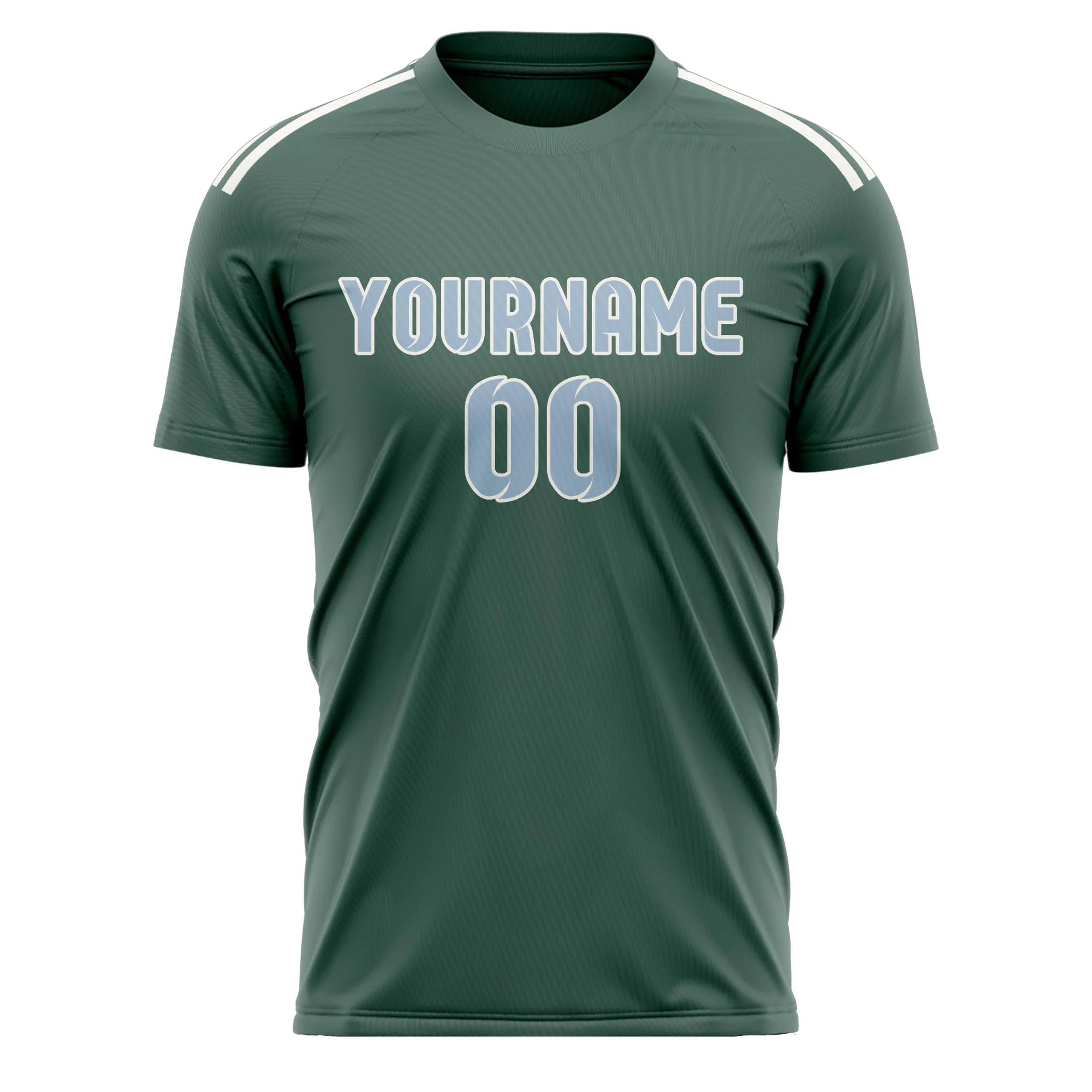 Custom Blue Green Light Blue Soccer Jersey sold by Tailorly product image thumbnail 2