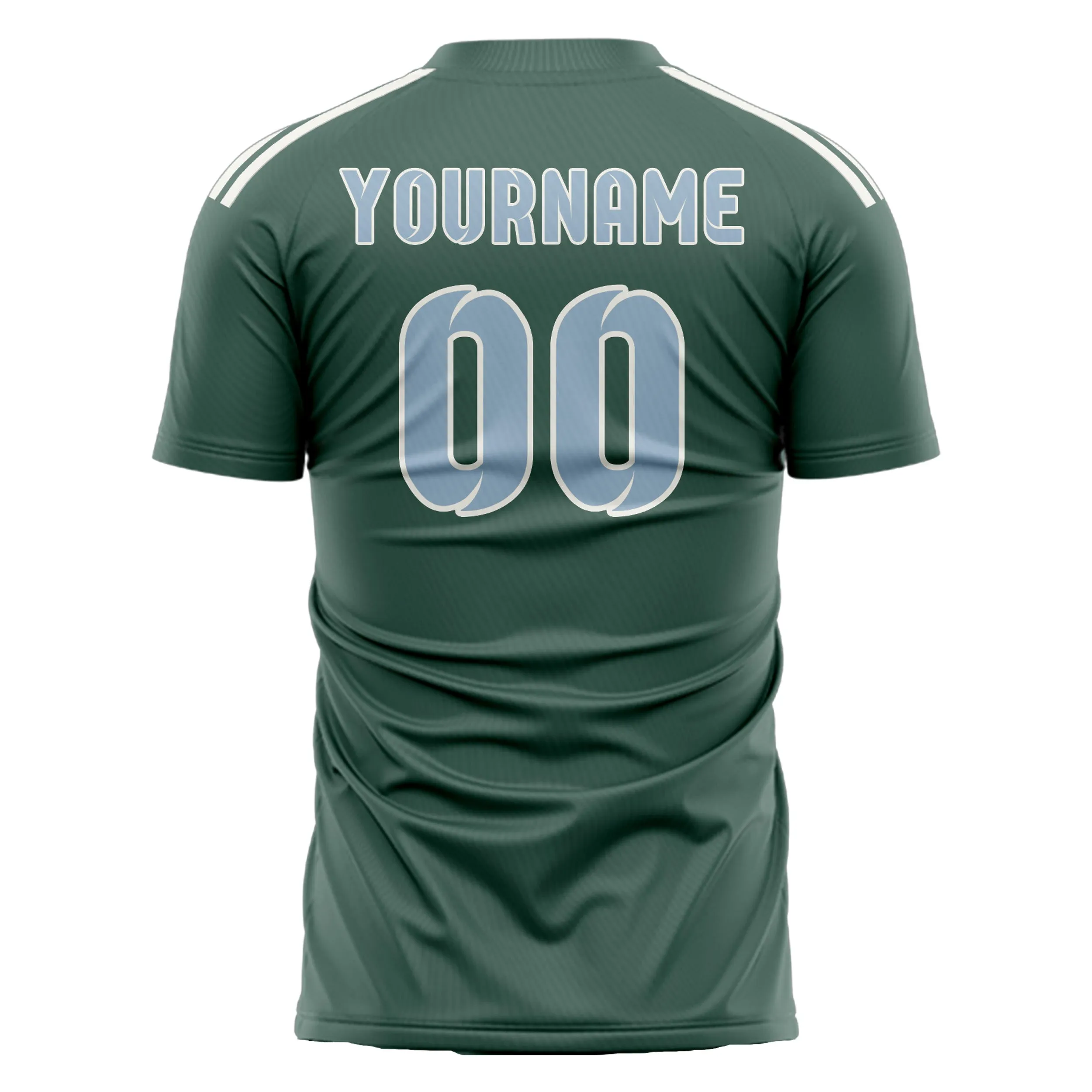 Custom Blue Green Light Blue Soccer Jersey sold by Tailorly product image thumbnail 3