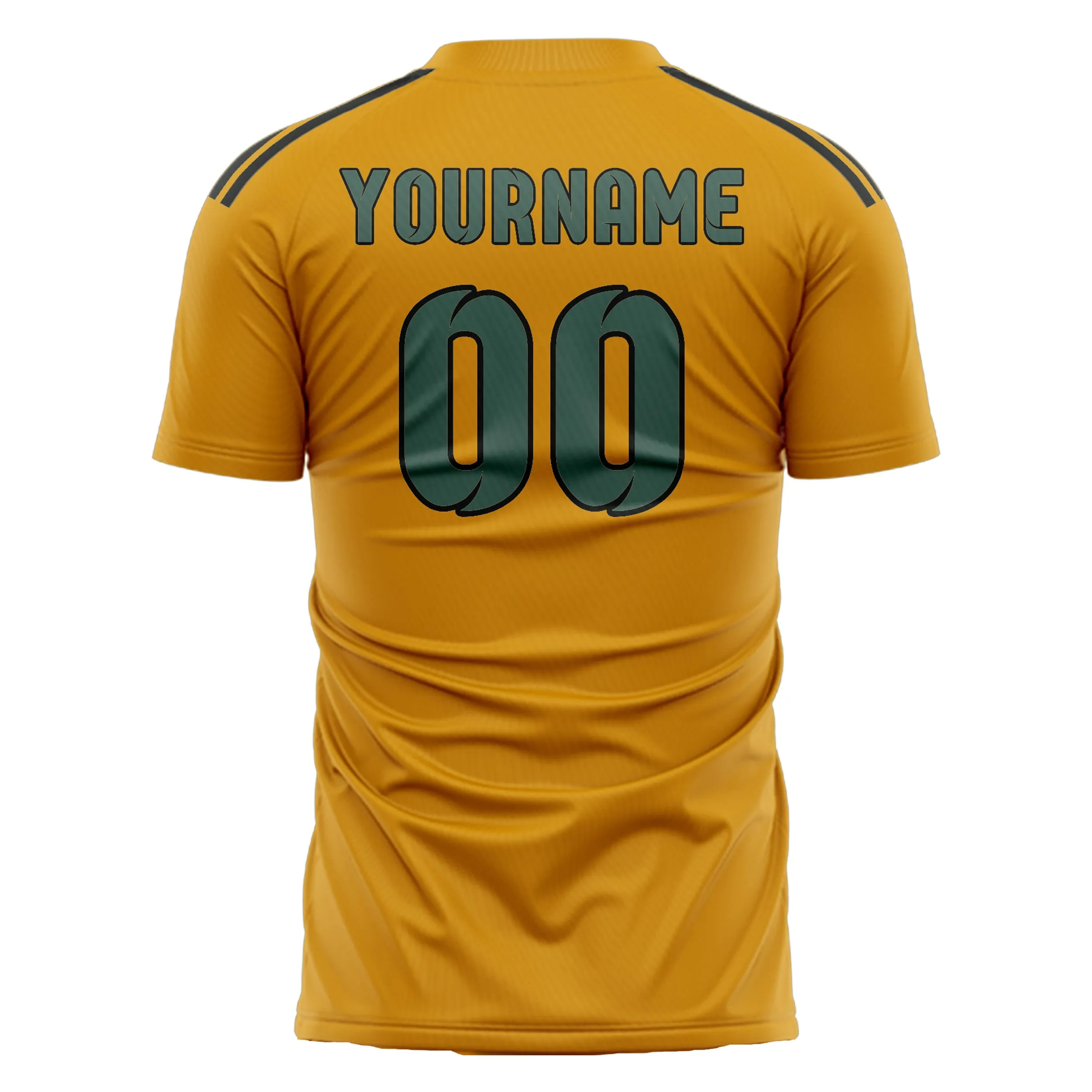 Custom Yellow Blue Green Soccer Jersey sold by Tailorly product image thumbnail 3