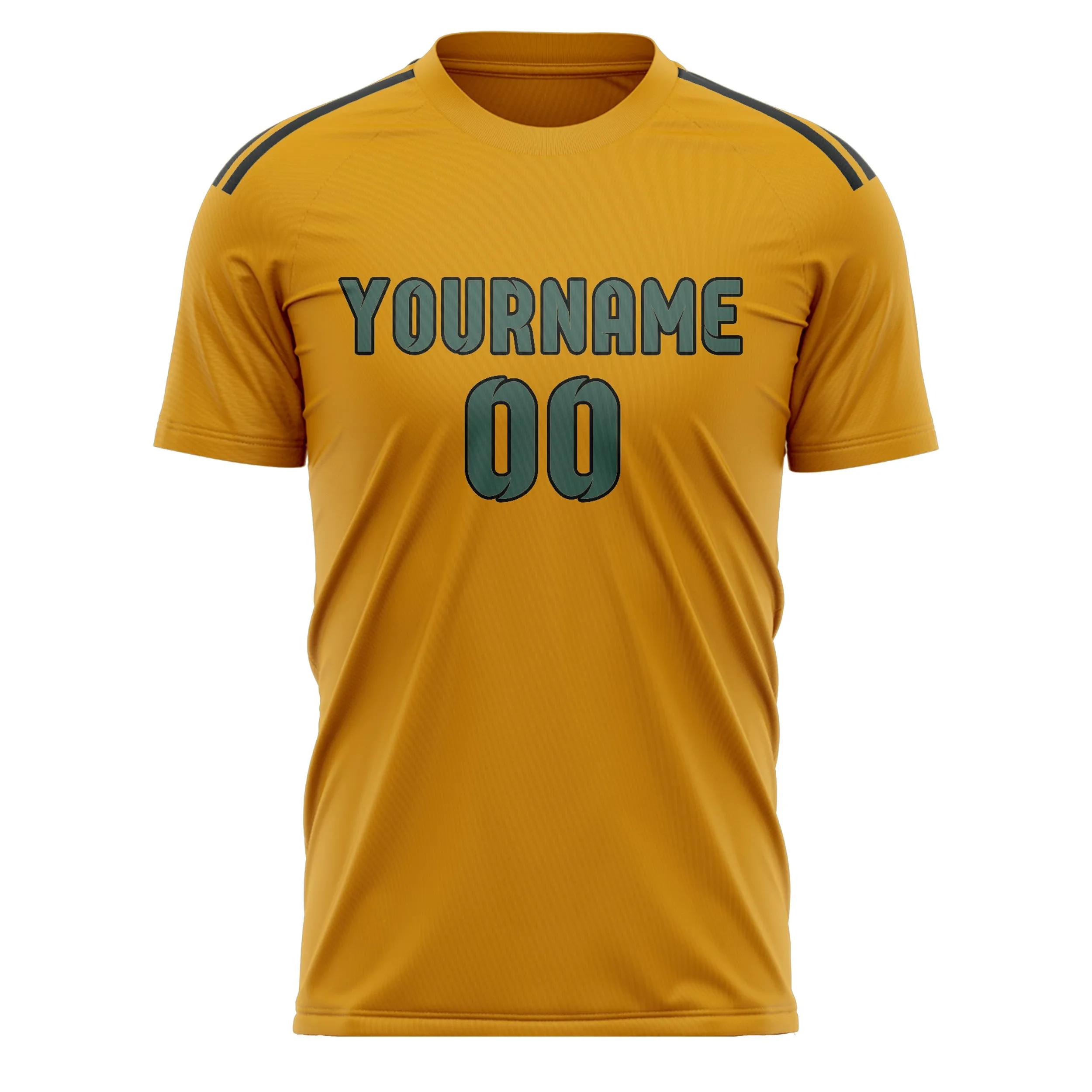 Custom Yellow Blue Green Soccer Jersey sold by Tailorly product image thumbnail 2
