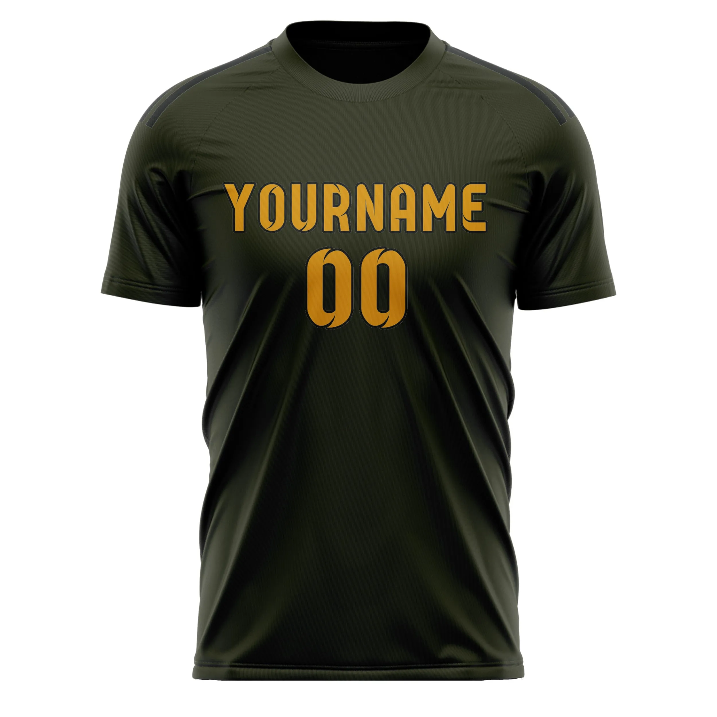 Custom Olive Yellow Soccer Jersey sold by Tailorly product image thumbnail 2
