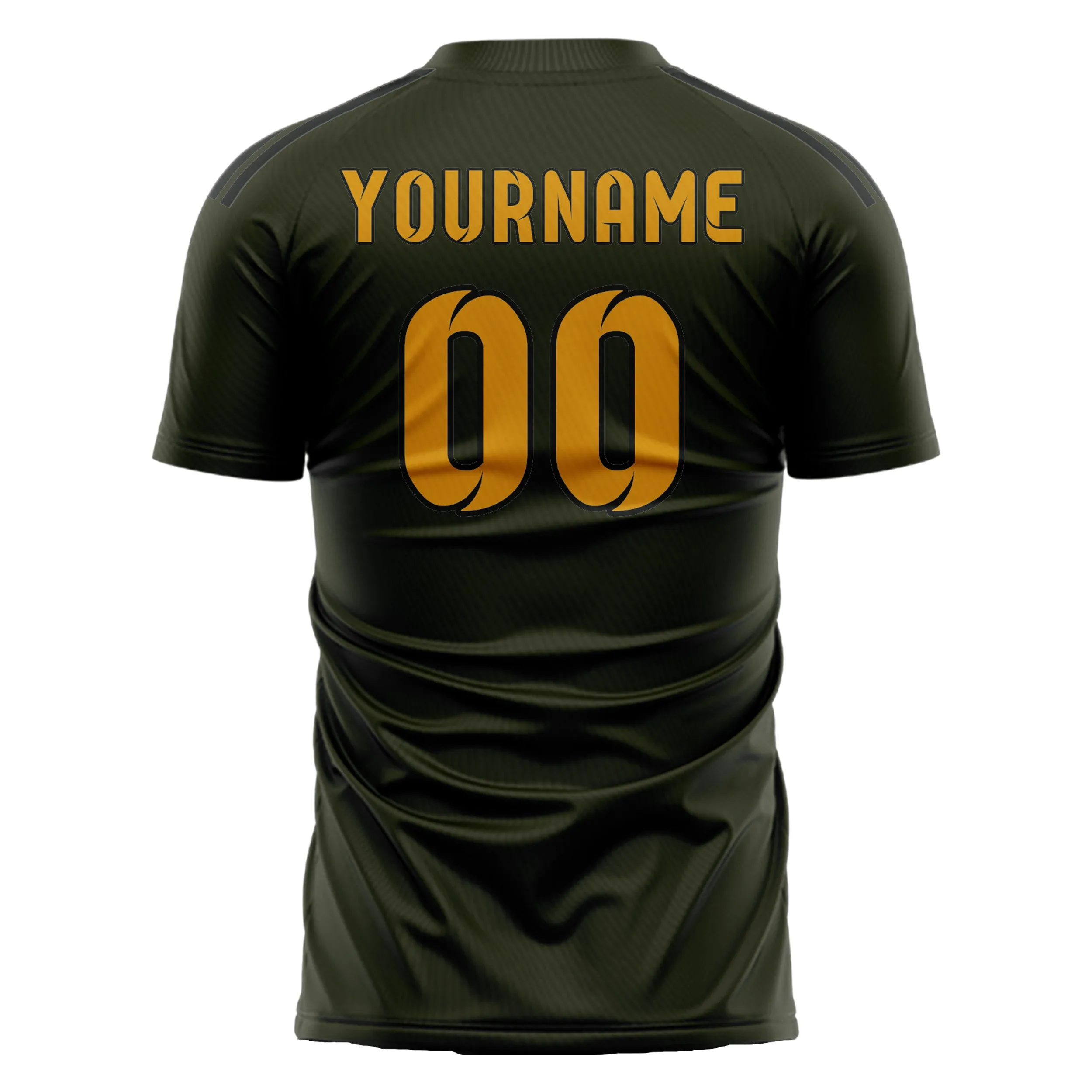 Custom Olive Yellow Soccer Jersey sold by Tailorly product image thumbnail 3