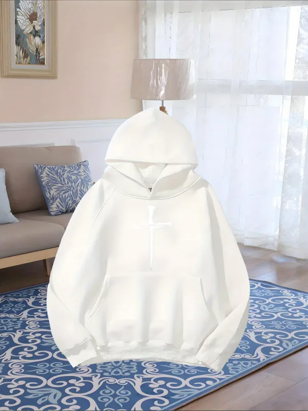 Tailorly Women's Printed Hoodie - Minimalist White Room Sunlit Peaceful Space Featuring Hoodie made by Tailorly