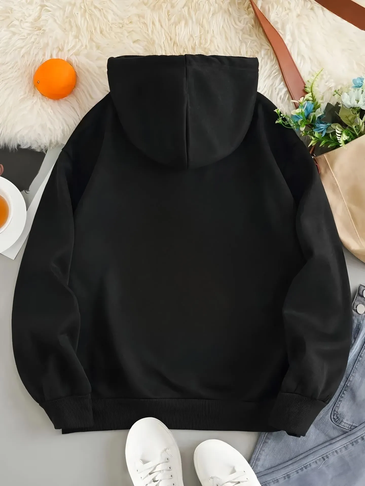 Tailorly Women's Printed Hoodie - SUNDAY FUNDAY Football Graphic sold by Tailorly