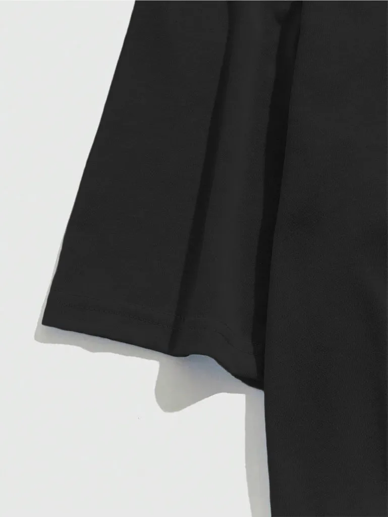 Tailorly Men's Printed Tee - Patriotic Brush Stroke Effect With German Shepherd Dog sold by Tailorly product image thumbnail 3