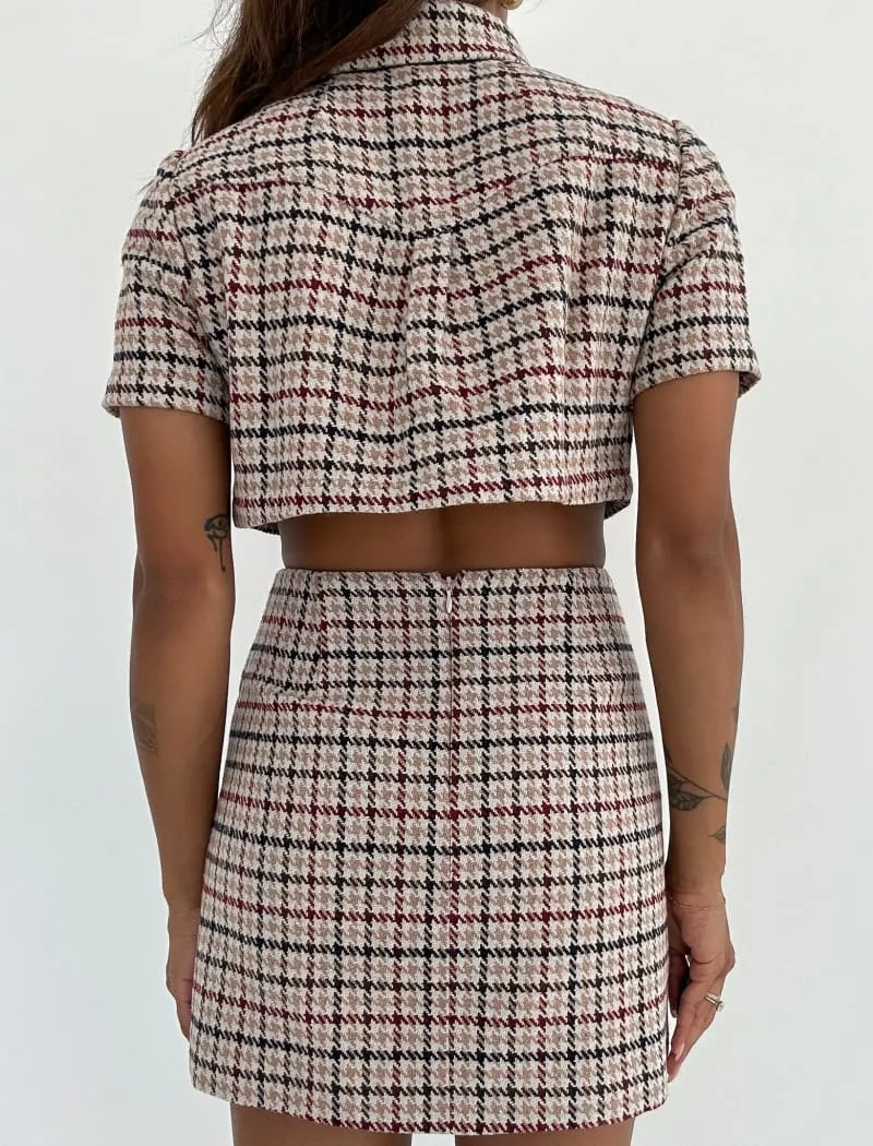 Coco Top | Newbury Plaid Tweed sold by Rumored product image thumbnail 4