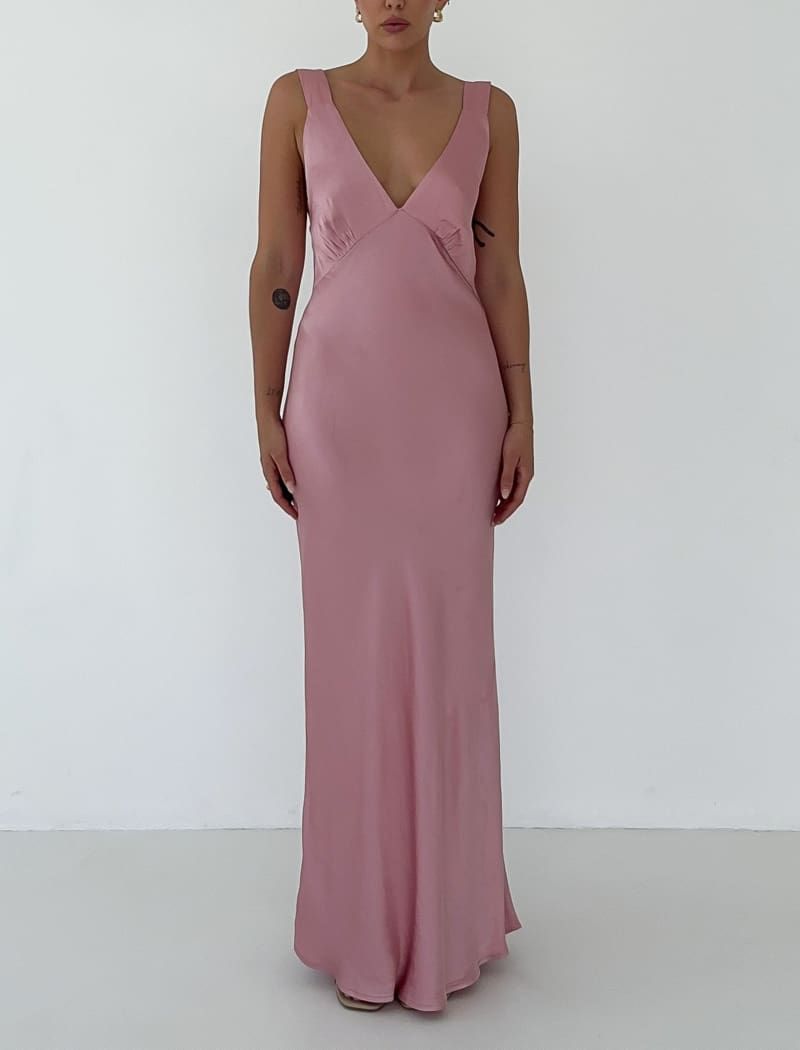 Sunset Strip Maxi Dress | Blush sold by Rumored