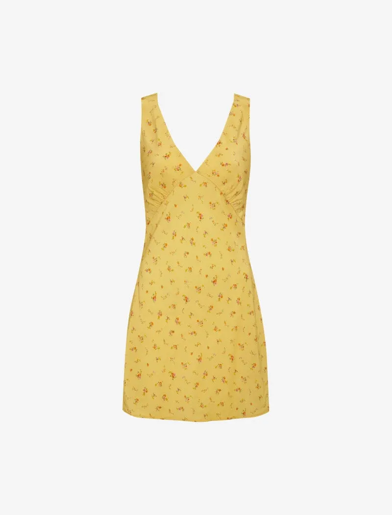Sunset Strip Mini Dress | Windswept Floral sold by Rumored product image thumbnail 2