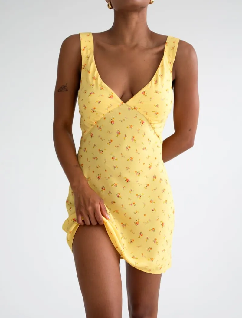 Sunset Strip Mini Dress | Windswept Floral sold by Rumored