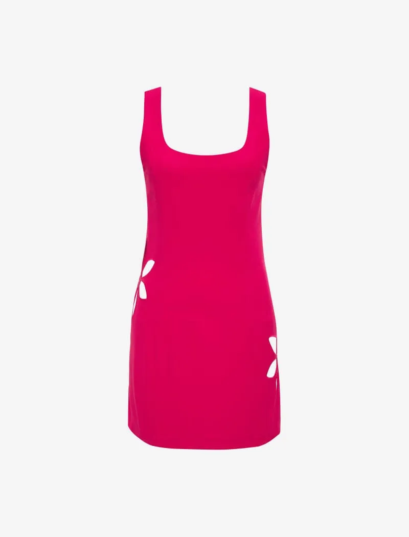 Twiggy Mini Dress | Fuchsia sold by Rumored product image thumbnail 2