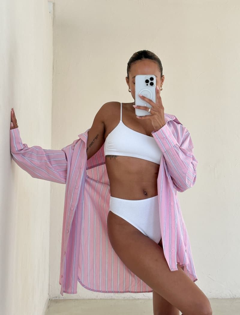 Back to Basics Bra | White sold by Rumored product image thumbnail 3