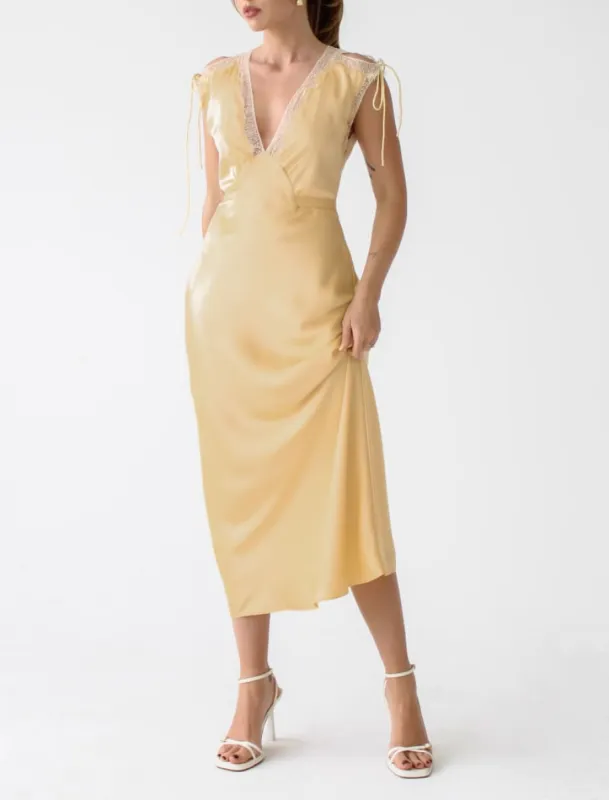 Monarch Midi Dress | Buttercup | Parallel Monarch Midi Dress | Buttercup | Parallel
