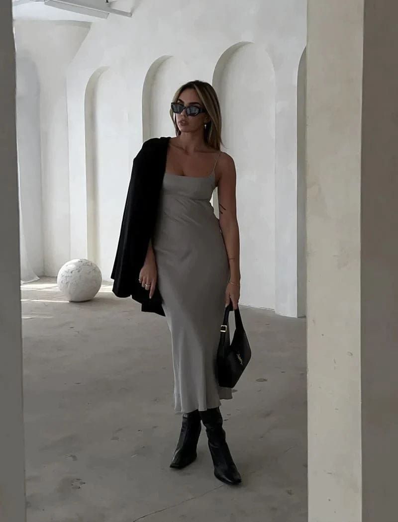 Saratoga Springs Midi Dress | London Fog sold by Rumored product image thumbnail 8