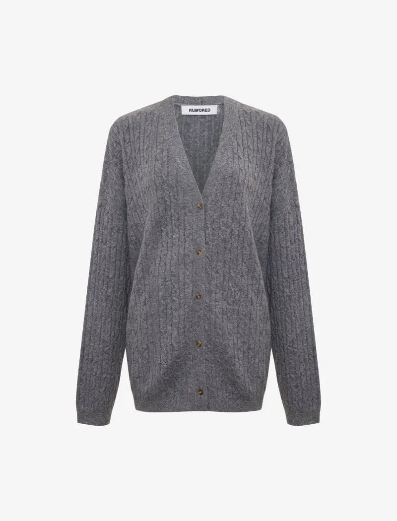 Stone Creek Cardigan | Smoke Heather sold by Rumored product image thumbnail 2