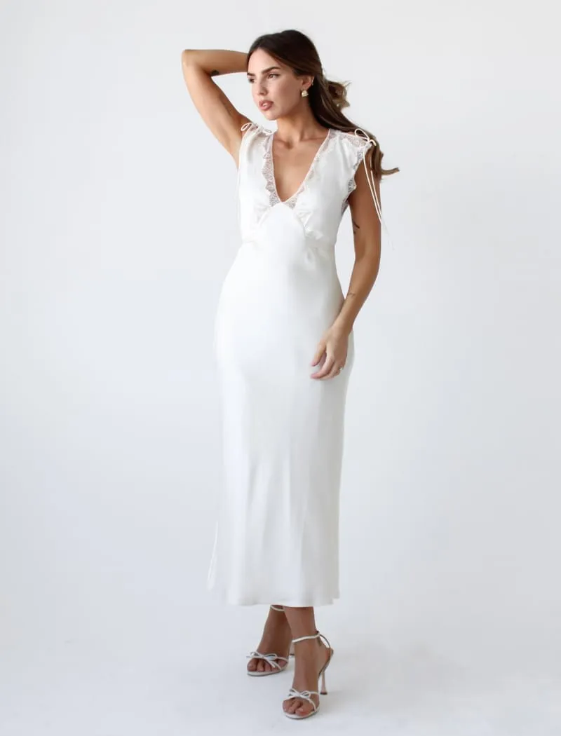 Monarch Midi Dress | Cream sold by Rumored product image thumbnail 3