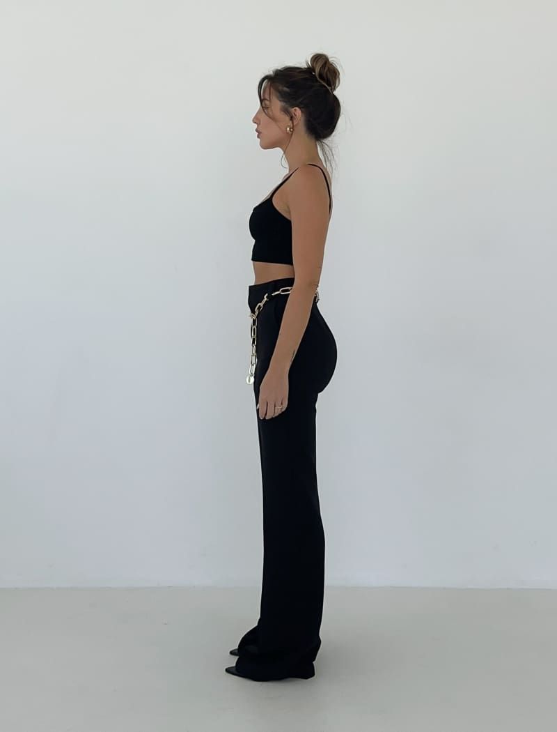 Wall Street Trouser | Black sold by Rumored product image thumbnail 3