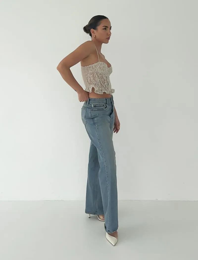 Cabaret Corset | Cream Lace sold by Rumored product image thumbnail 5