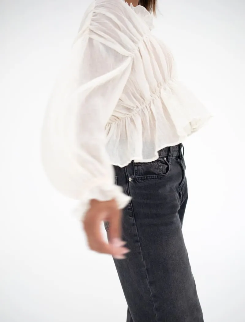 Cambridge Top | Ivory sold by Rumored product image thumbnail 5