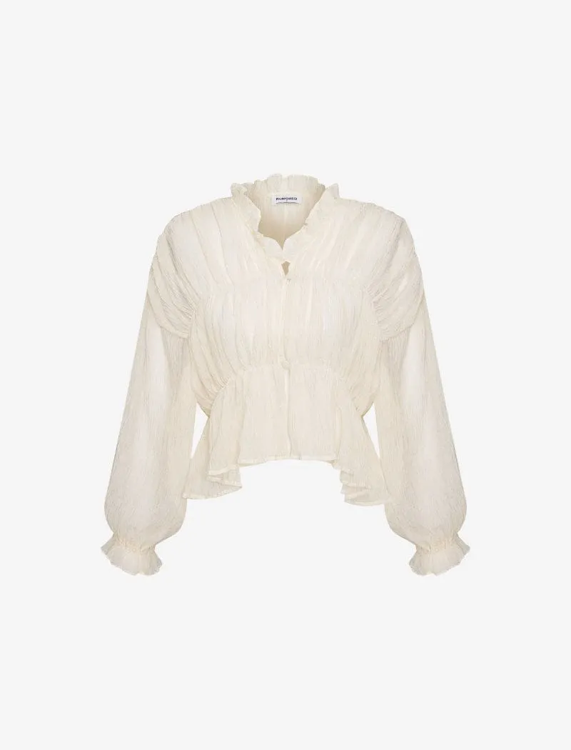 Cambridge Top | Ivory sold by Rumored product image thumbnail 2