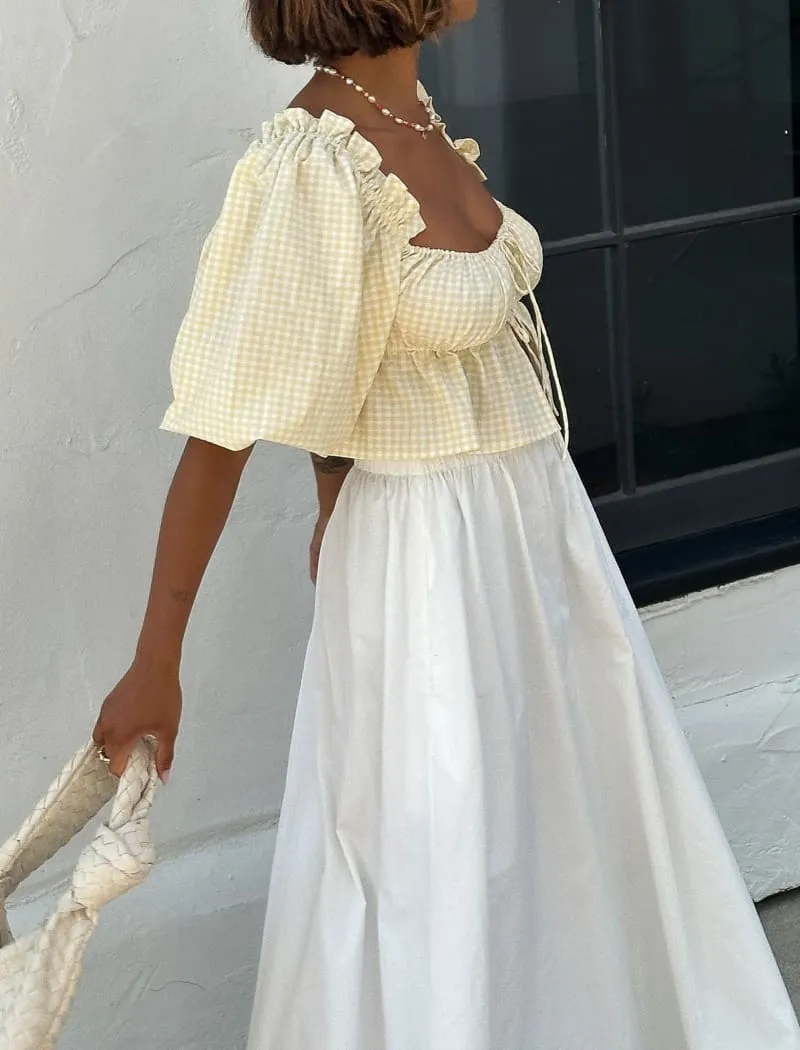 Parton Top | Buttermilk Gingham sold by Rumored product image thumbnail 4