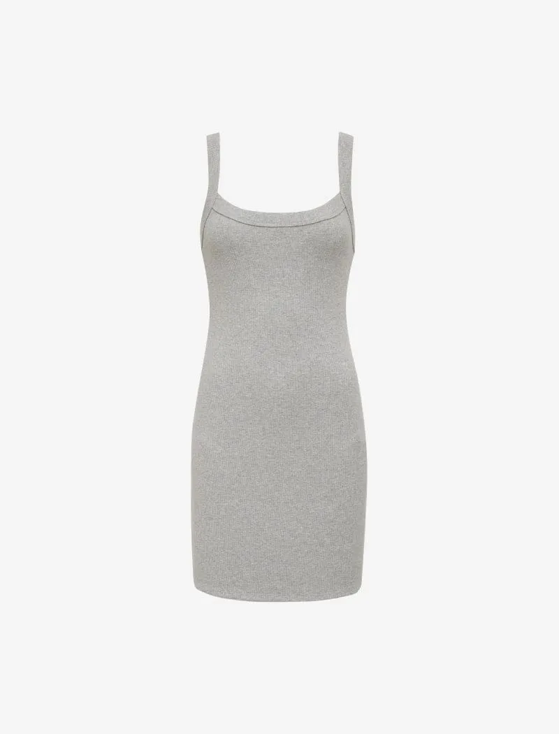 Core Mini Dress | Heather Gray sold by Rumored