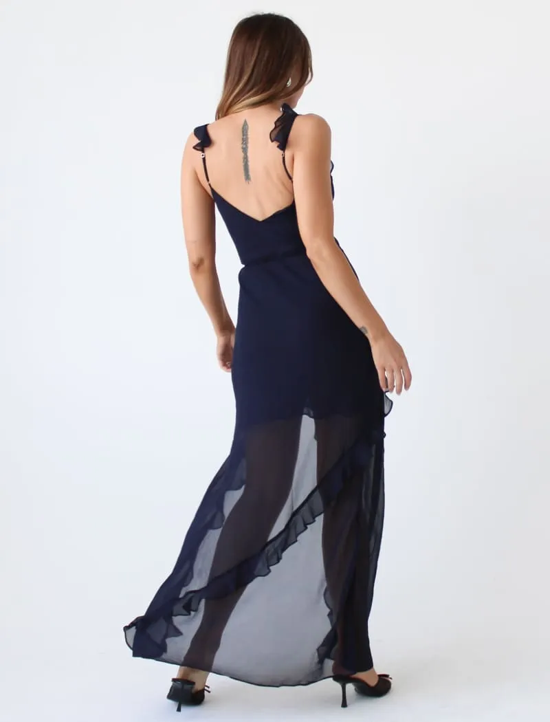 Just like Heaven Maxi Dress | Navy sold by Rumored product image thumbnail 4
