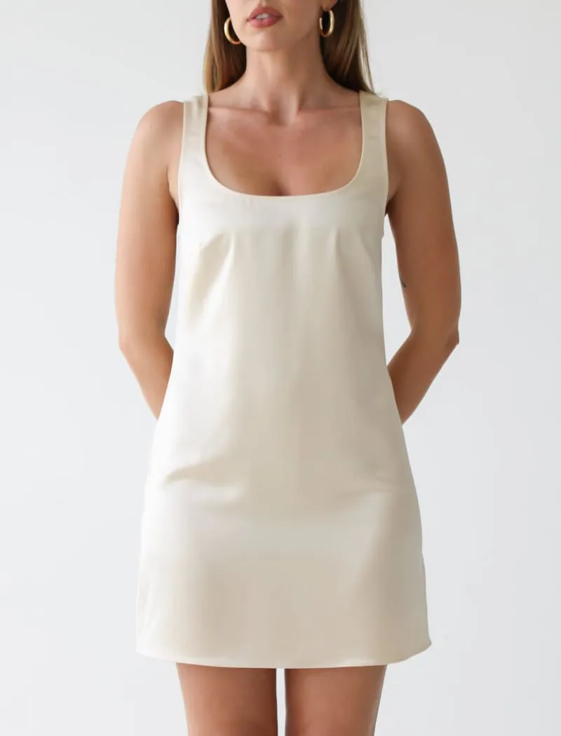 Monaco Mini Dress | Buttercream sold by Rumored product image thumbnail 4