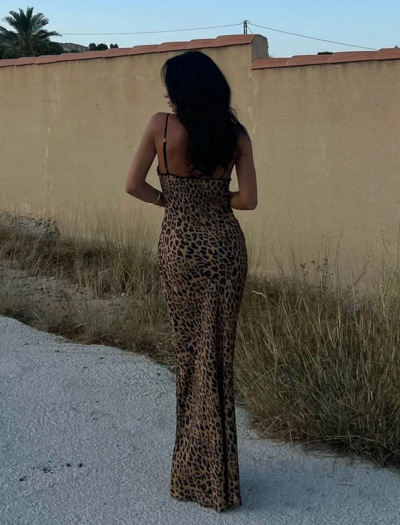 Daytona Maxi Dress | Leopard sold by Rumored product image thumbnail 5