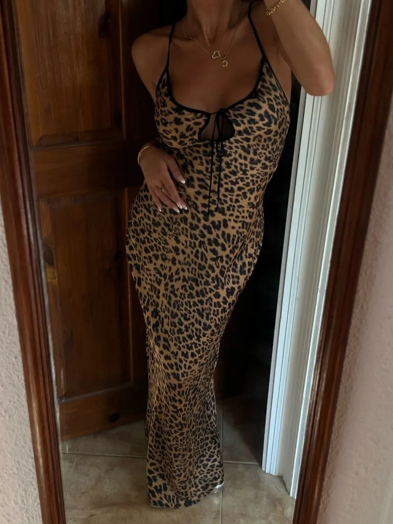 Daytona Maxi Dress | Leopard sold by Rumored product image thumbnail 4