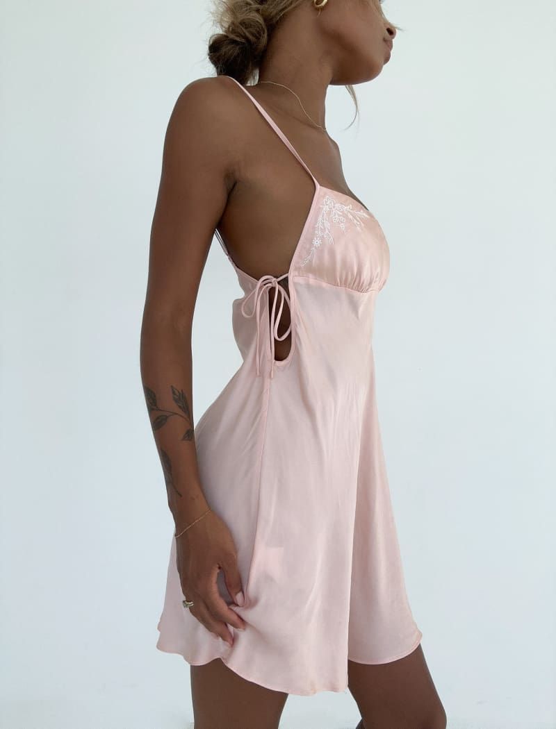 Meadow Mini Dress | Baby Pink sold by Rumored product image thumbnail 4