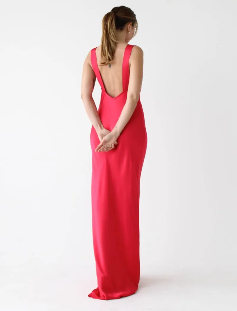 Sunset Strip Maxi Dress | Cranberry sold by Rumored product image thumbnail 4