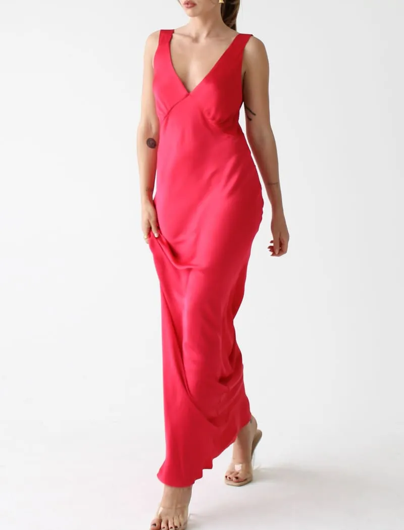 Sunset Strip Maxi Dress | Cranberry sold by Rumored product image thumbnail 3
