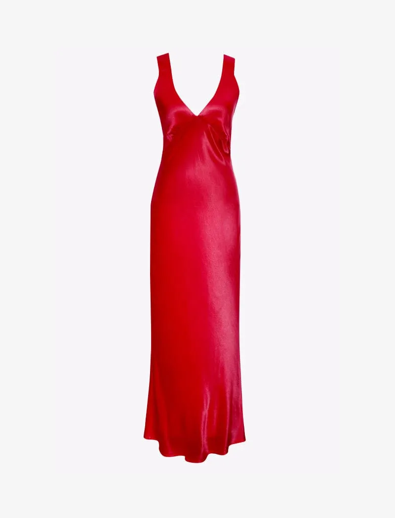 Sunset Strip Maxi Dress | Cranberry sold by Rumored product image thumbnail 2