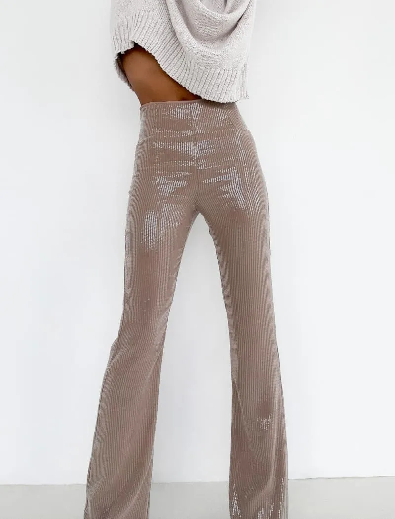Falling Star Pant | Fawn Sequin sold by Rumored product image thumbnail 5