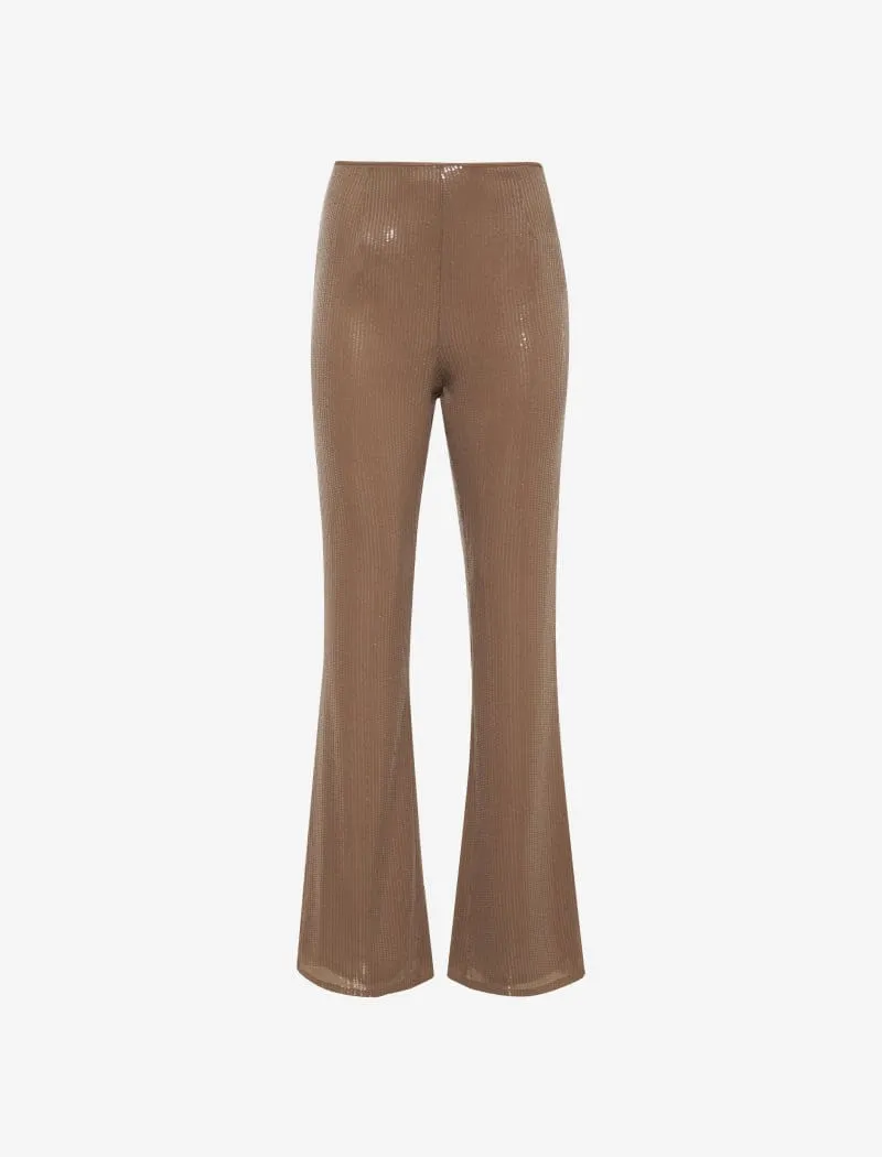 Falling Star Pant | Fawn Sequin sold by Rumored product image thumbnail 2