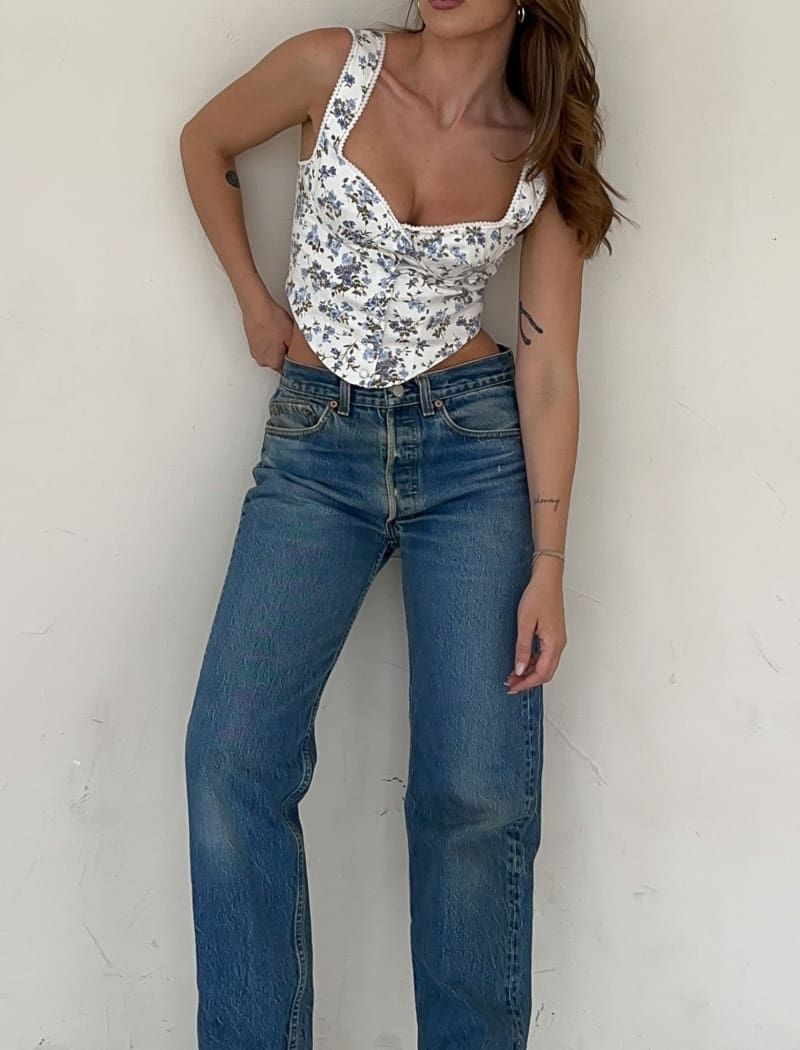 Antoinette Top | Prairie Blue sold by Rumored product image thumbnail 4