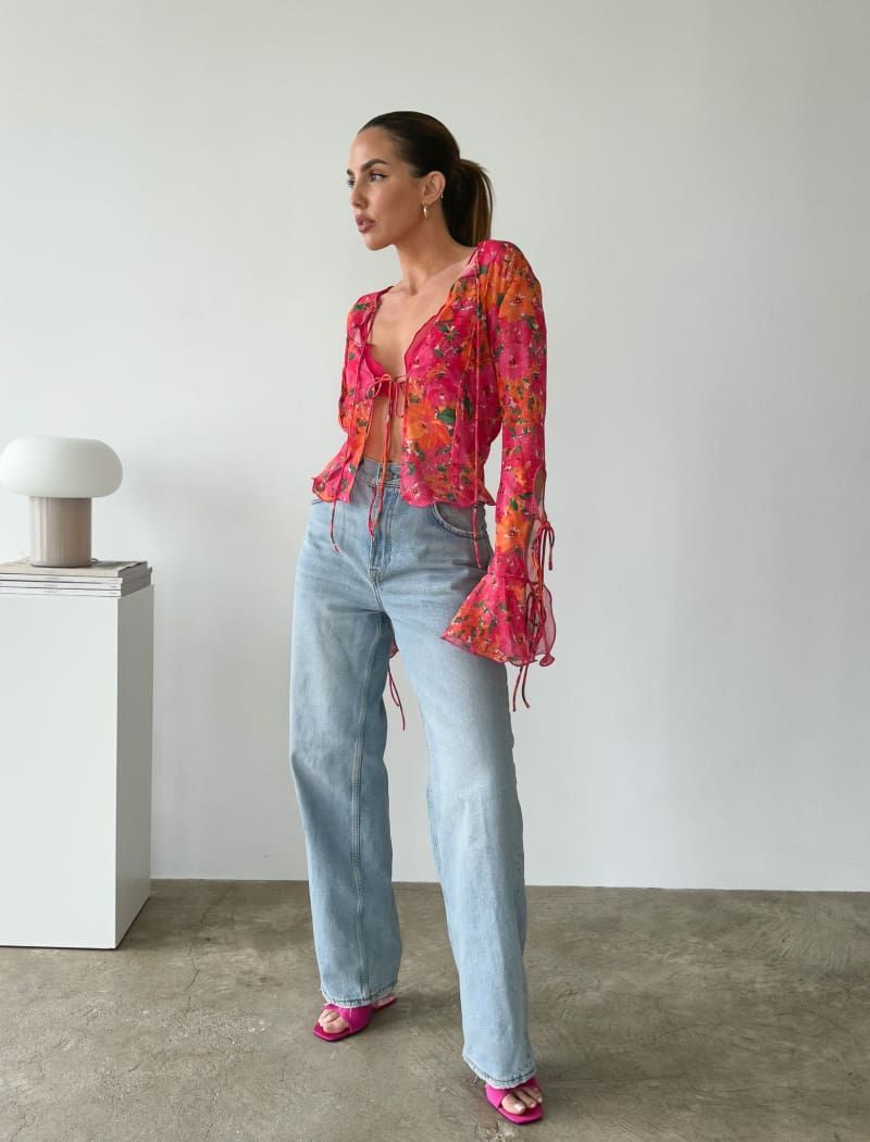 East End Top | Electric Begonia sold by Rumored product image thumbnail 3