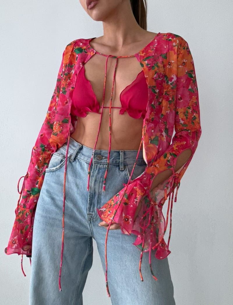 East End Top | Electric Begonia sold by Rumored product image thumbnail 4